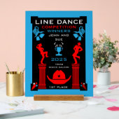 Amerikaanse Line Dancing Competitie Acryl Bord (Huwelijk)