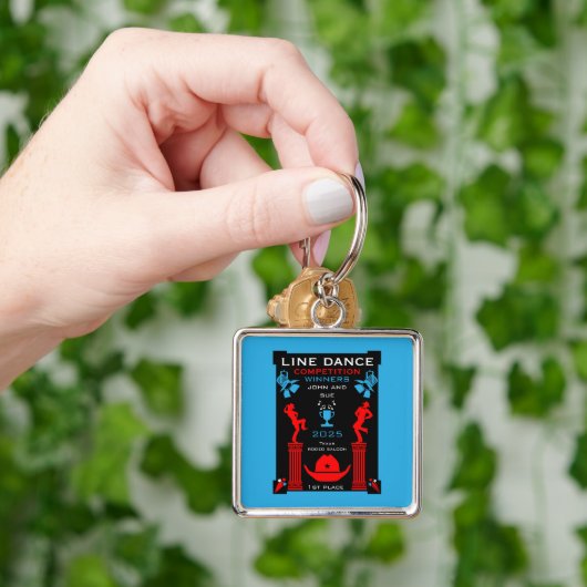 Amerikaanse Line Dancing Competitie Sleutelhanger (Hand)