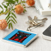 Amerikaanse Line Dancing Competitie Sleutelhanger (Zijkant)