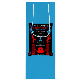Amerikaanse Line Dancing Competitie Wijn Cadeautas