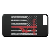 Amerikaanse Lineman Case-Mate iPhone Case (Achterkant (Horizontaal))