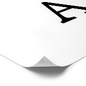 Amerikaanse Lineman Vlag – Elektrotechniek & Nutsb Poster (Hoek)