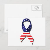 Amerikaanse lint briefkaart (Voorkant / Achterkant)
