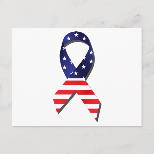 Amerikaanse lint briefkaart (Voorkant)