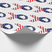 Amerikaanse lint cadeaupapier (Hoek)