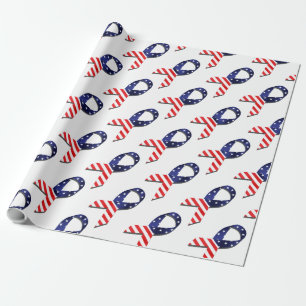 Amerikaanse lint cadeaupapier