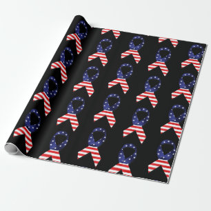 Amerikaanse lint cadeaupapier