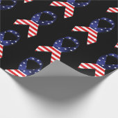 Amerikaanse lint cadeaupapier (Hoek)