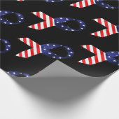 Amerikaanse lint cadeaupapier (Hoek)
