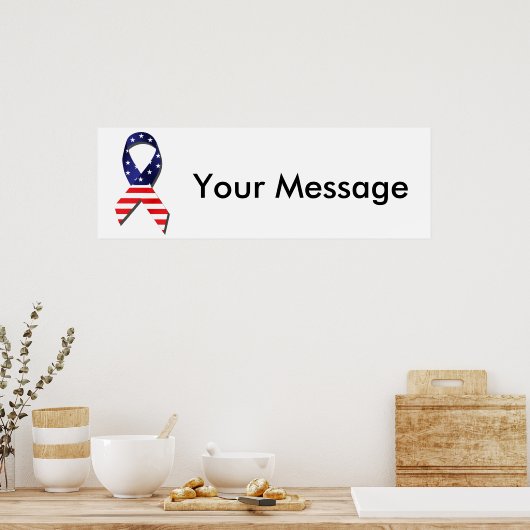 Amerikaanse lint poster (Keuken)