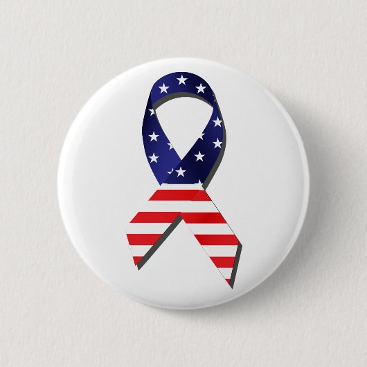 Amerikaanse lint ronde button 5,7 cm (Voorkant)