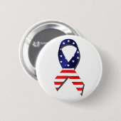 Amerikaanse lint ronde button 5,7 cm (Voorkant /achterkant)