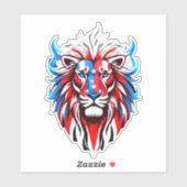 Amerikaanse lion sticker (Vel)