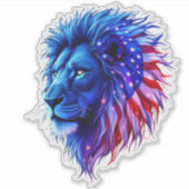 Amerikaanse lion sticker (Voorkant)