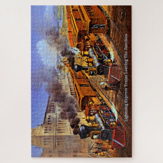 -Amerikaanse locomotieven voor stuurmachinemotoren Legpuzzel (Verticaal)