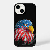 Amerikaanse Logo Bald Eagle iPhone Hoesje (Achterkant)