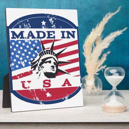 Amerikaanse logo-reisposter fotoplaat (Zijkant)