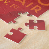 Amerikaanse logo reisposter legpuzzel (Zijkant)