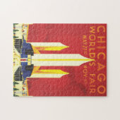 Amerikaanse logo reisposter legpuzzel (Horizontaal)
