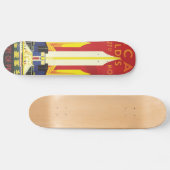 Amerikaanse logo reisposter skateboard (Horizontaal)