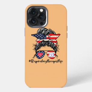Amerikaanse longtherapeut zonnebril 4e van iPhone 13 pro max hoesje