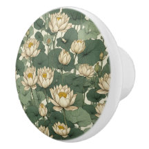 Amerikaanse Lotus bloemen patroon