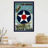 Amerikaanse luchtdienst~ Wereldoorlog 1 Poster (Keuken)