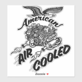 Amerikaanse luchtgekoelde motor Corvair Vinyl Sticker