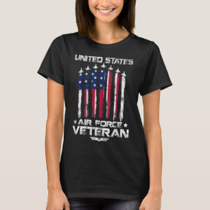 Amerikaanse luchtmacht Amerikaanse veteranen 4 jul T-shirt