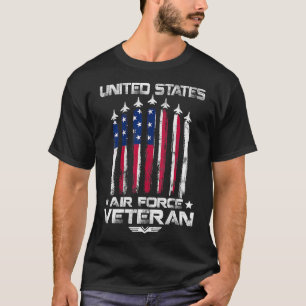 Amerikaanse luchtmacht Amerikaanse veteranen 4 jul T-shirt