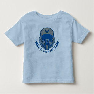 Amerikaanse luchtmacht   Blauwe Helm Kinder Shirts