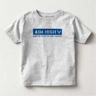 Amerikaanse luchtmacht   Doelhoog - blauw Kinder Shirts