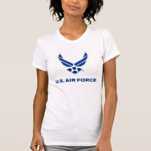 Amerikaanse luchtmacht Logo - blauw T-shirt