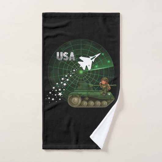 Amerikaanse luchtmacht, Radar, Jet, Leger, Tank, S Bad Handdoek (Handdoek)