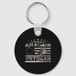 Amerikaanse luchtmacht veteraan Shirt Amerikaanse Sleutelhanger