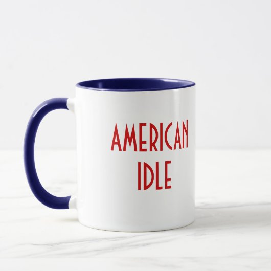 AMERIKAANSE LUILAK MOK met Amerikaanse vlag (Links)