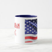 AMERIKAANSE LUILAK MOK met Amerikaanse vlag (Midden)