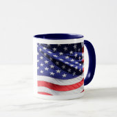 AMERIKAANSE LUILAK MOK met Amerikaanse vlag (Voorkant rechts)