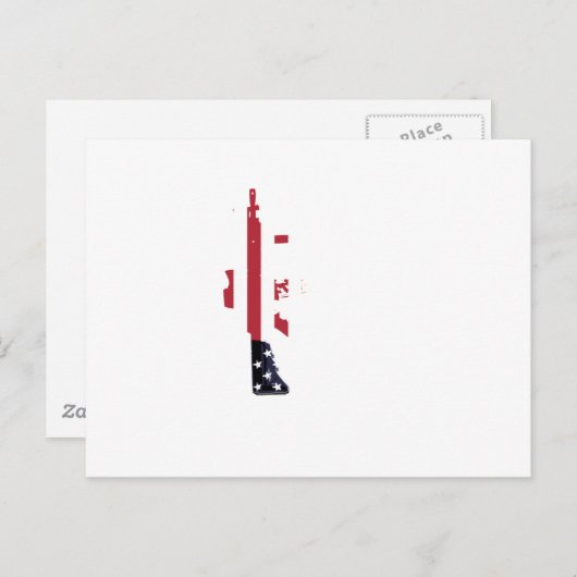 Amerikaanse M4 Briefkaart (Voorkant / Achterkant)