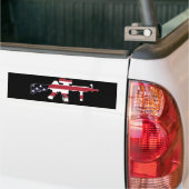 Amerikaanse M4 Bumpersticker (Op Truck)