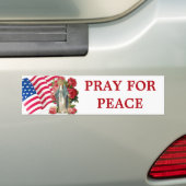 Amerikaanse Maagd Maria Religieuze Gepaat Bumpersticker (Op auto)