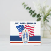 Amerikaanse Maagd Mary, zonder vlag Briefkaart (Staand voorkant)