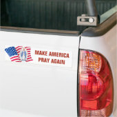 Amerikaanse Maagd Mary, zonder vlag Bumpersticker (Op Truck)