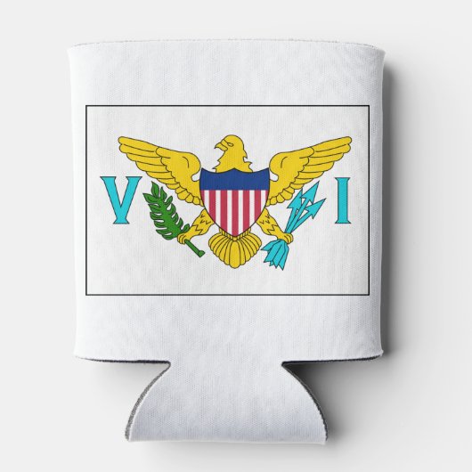 Amerikaanse Maagdeneilanden Blikjeskoeler (Achterkant)