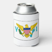 Amerikaanse Maagdeneilanden Blikjeskoeler (Blikje Achterkant)