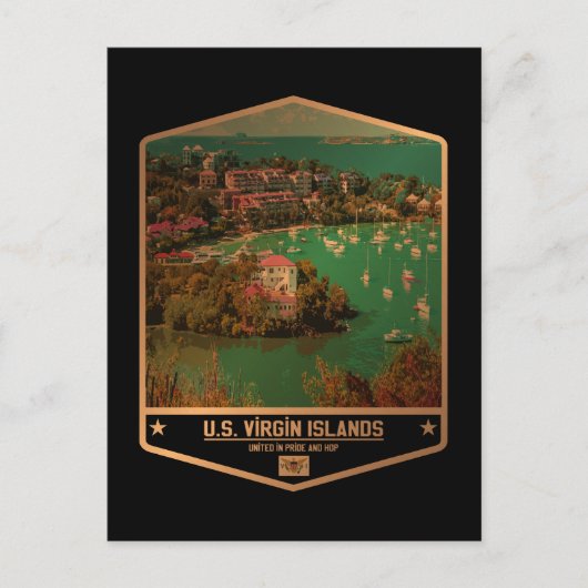 Amerikaanse Maagdeneilanden Briefkaart (Voorkant)