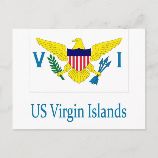 Amerikaanse Maagdeneilanden Briefkaart (Voorkant)