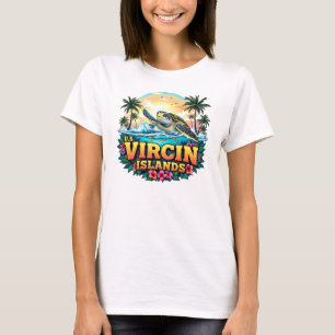Amerikaanse Maagdeneilanden Caribisch gebied T-shirt