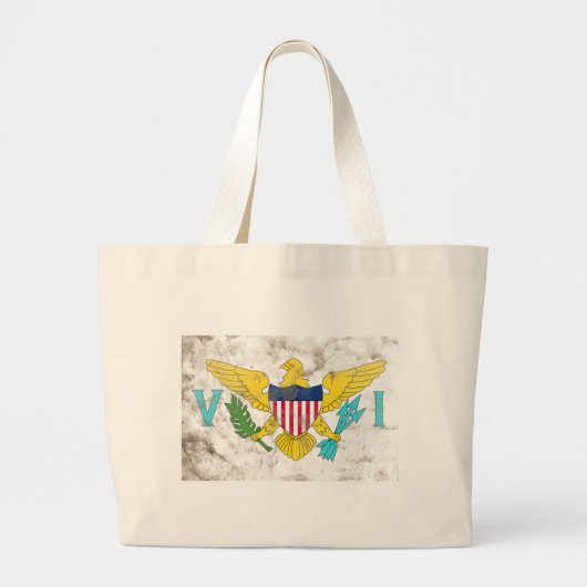 Amerikaanse Maagdeneilanden Grote Tote Bag (Voorkant)
