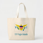 Amerikaanse Maagdeneilanden Grote Tote Bag (Voorkant)